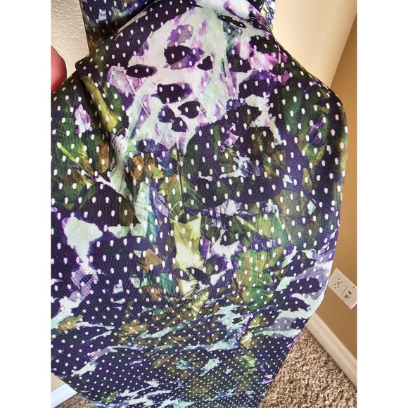 Lululemon Wunder Under Pant Floral Sport Backdrop Iris Flower Size 4 Leggings - Picture 4 of 8